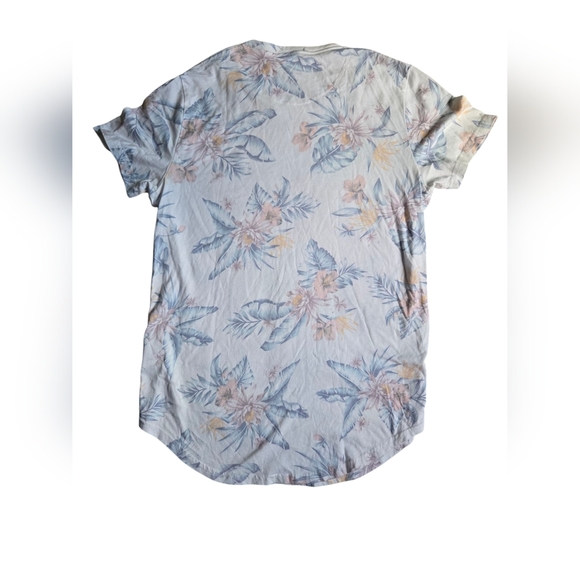 Hollister Floral Print Men's Shirt Size M - Picture 3 of 3